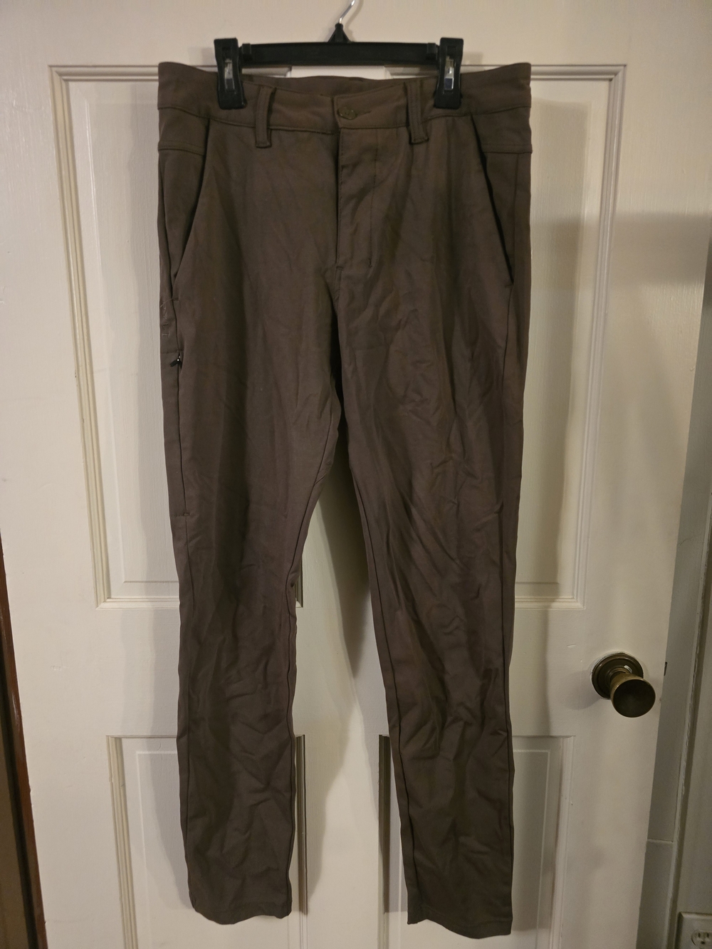 BYLT Premium Basics GREEN Men’s Size S Slim Tapered Stretch Casual Pants #281